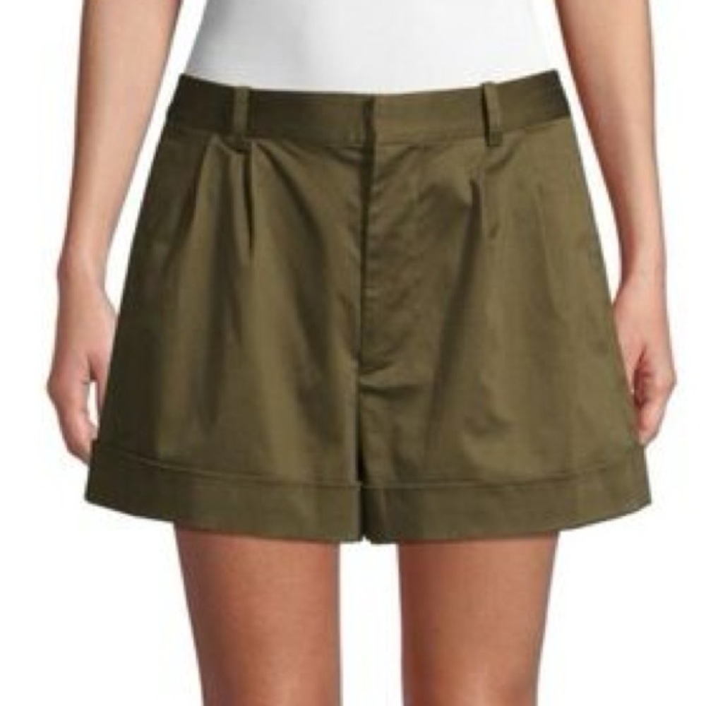 Alice + Olivia Olive High Waist Shorts